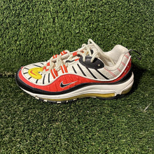 Load image into Gallery viewer, Size 7 (GS) - Nike Air Max 98 Low Black Bright Crimson Kids