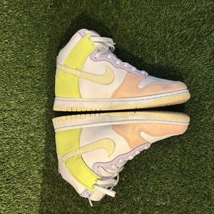 Size 8.5 - Nike Dunk High Lemon Twist Women’s