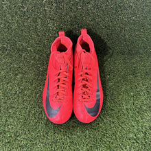 Load image into Gallery viewer, Nike Kids Mercurial Cleats (AJ3115 600) Bright Crimson Red Black Size 6Y
