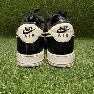 Size 10 - Nike Air Force 1 '07 Embroidered Swoosh - Black