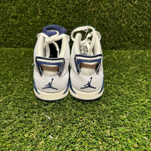 Load image into Gallery viewer, Size 10C - Kids Nike Air Jordan 6 Retro TD Midnight Navy White 384667-141
