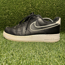 Load image into Gallery viewer, Size 10 - Nike Air Force 1 &#39;07 Embroidered Swoosh - Black
