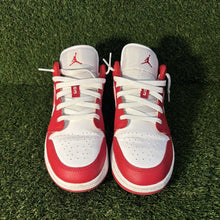 Load image into Gallery viewer, Size 6.5 (GS) - Kids Jordan 1 Low Gym Red - 553560-611
