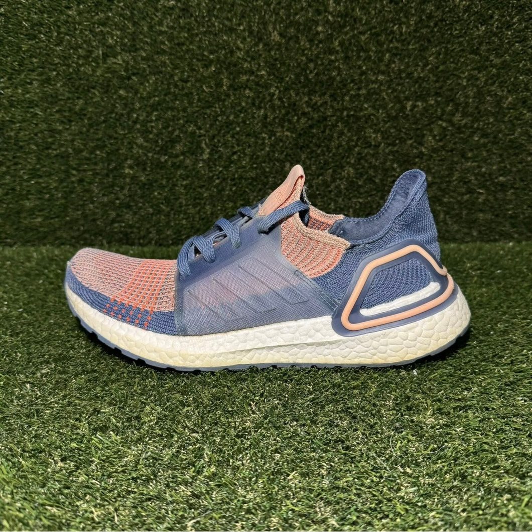 Size 8 - Womens adidas UltraBoost 19 Glow Pink Tech Ink W