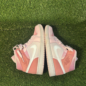 Size 8.5 - Air Jordan 1 Mid Digital Pink Women’s