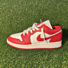 Load image into Gallery viewer, Size 6.5 (GS) - Kids Jordan 1 Low Gym Red - 553560-611
