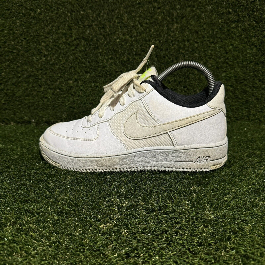 Size 6 (GS) - Nike Air Force 1 Crater Next Nature Low White Light Bone Kids