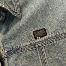 Load image into Gallery viewer, Harley Davidson Buttoned up Jean Jacket/Tee
