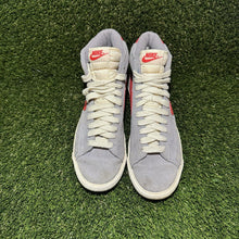 Load image into Gallery viewer, Size 8.5 - Nike Blazer Mid ‘77 Suede Snake Skin Grey/Red Women’s Athletic Sneake
